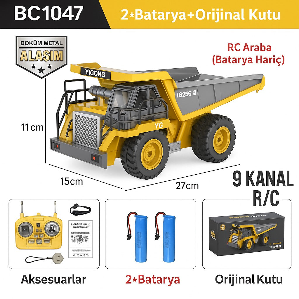 Profesyonel Uzaktan Kumandalı Ekskavatör