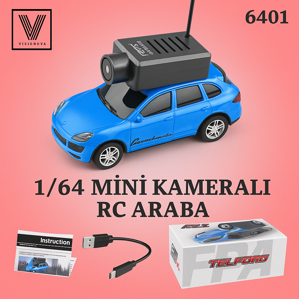 Mini Kameralı Rc Araba
