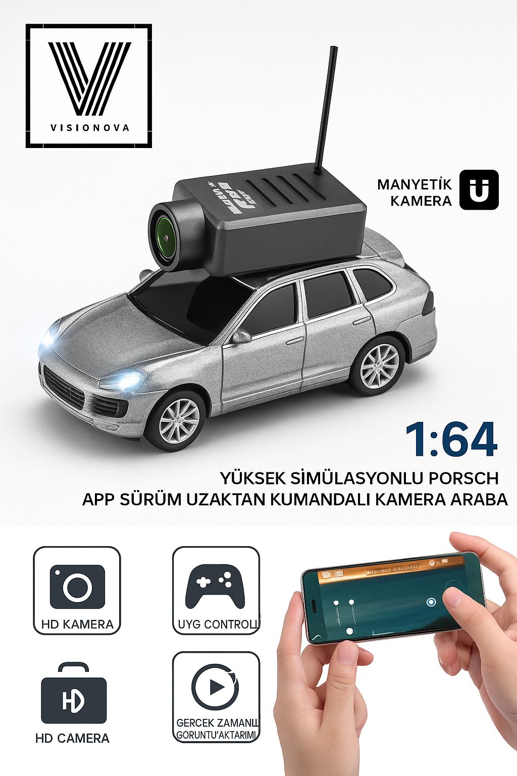 Mini Kameralı Rc Araba