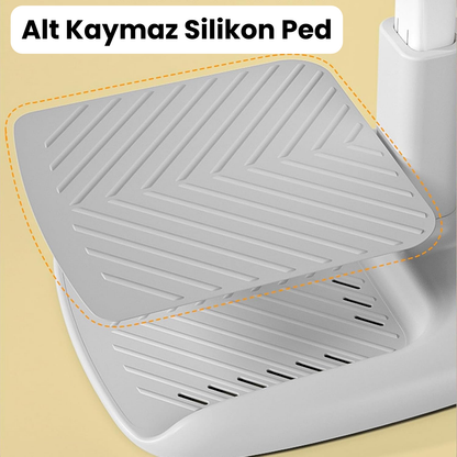 Ördek Şeklinde Kaymayan Bebek Banyo Rafı Standı
