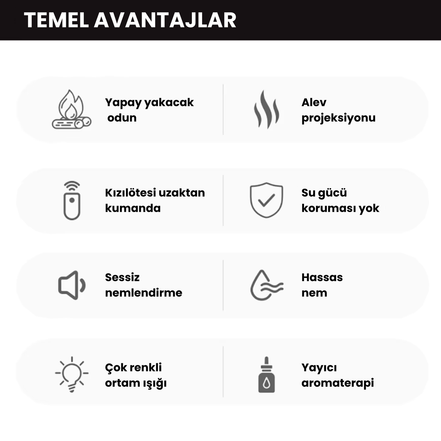 Şömine Difüzör