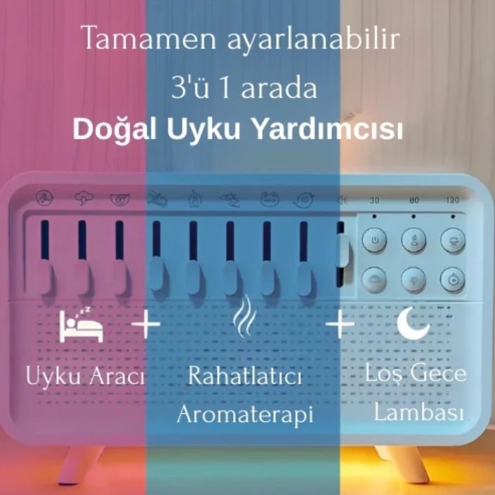 Beyaz Gürültü Aromaterapi Difüzör