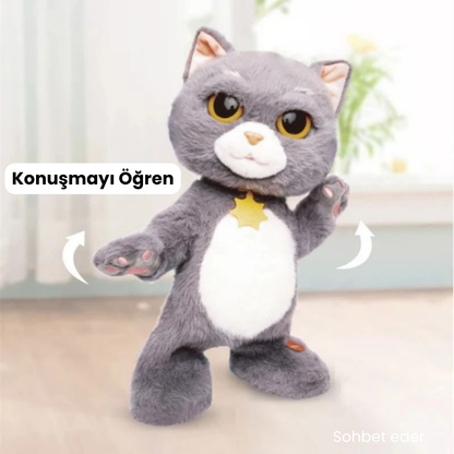 Dans Eden Peluş Kedi